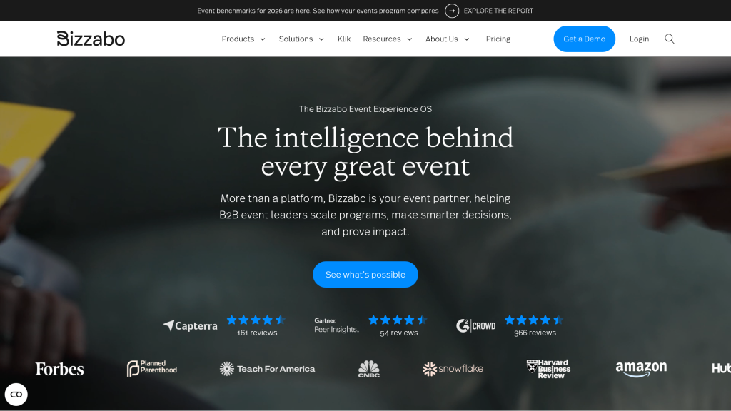 Plateforme Bizzabo events